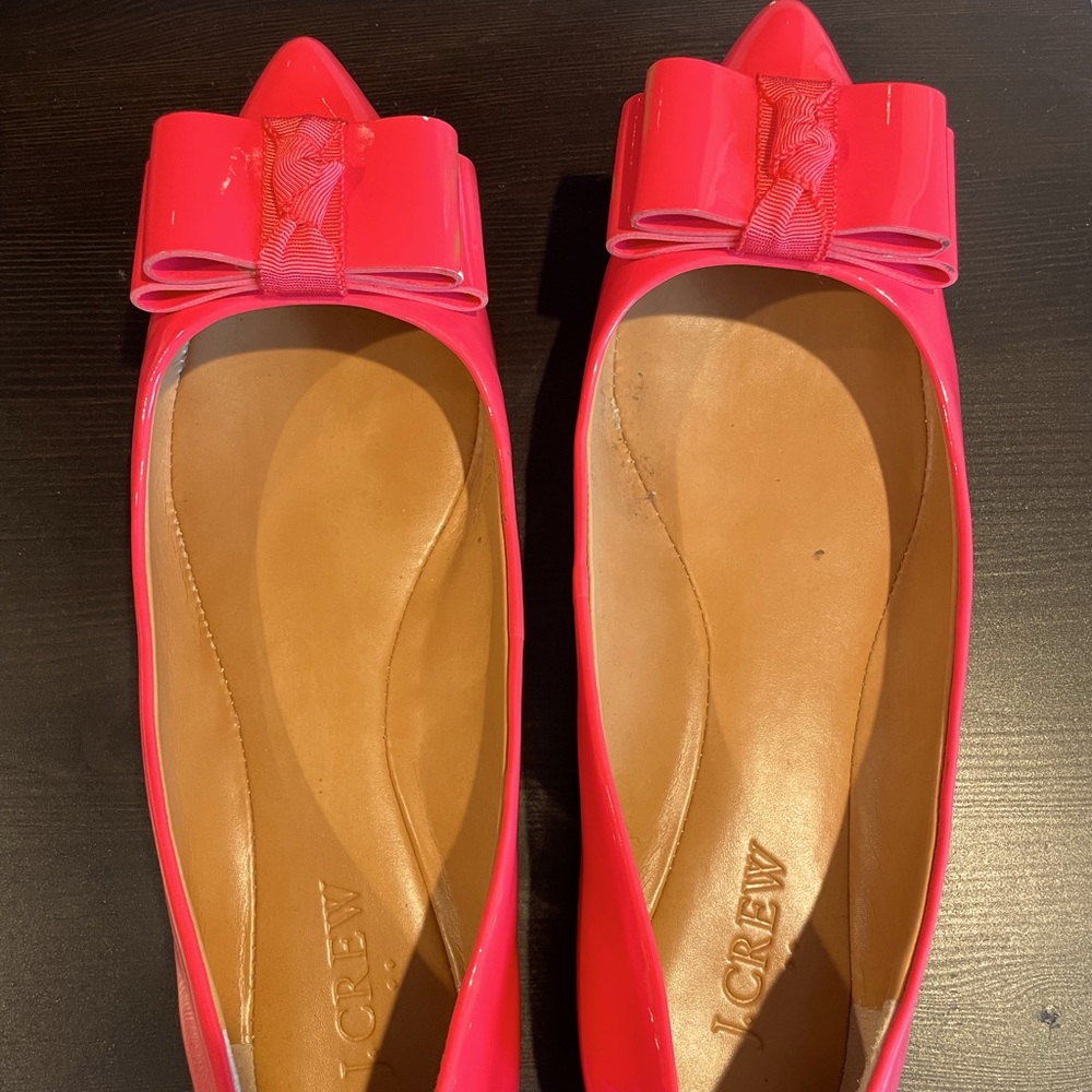 Hot pink JCrew flats